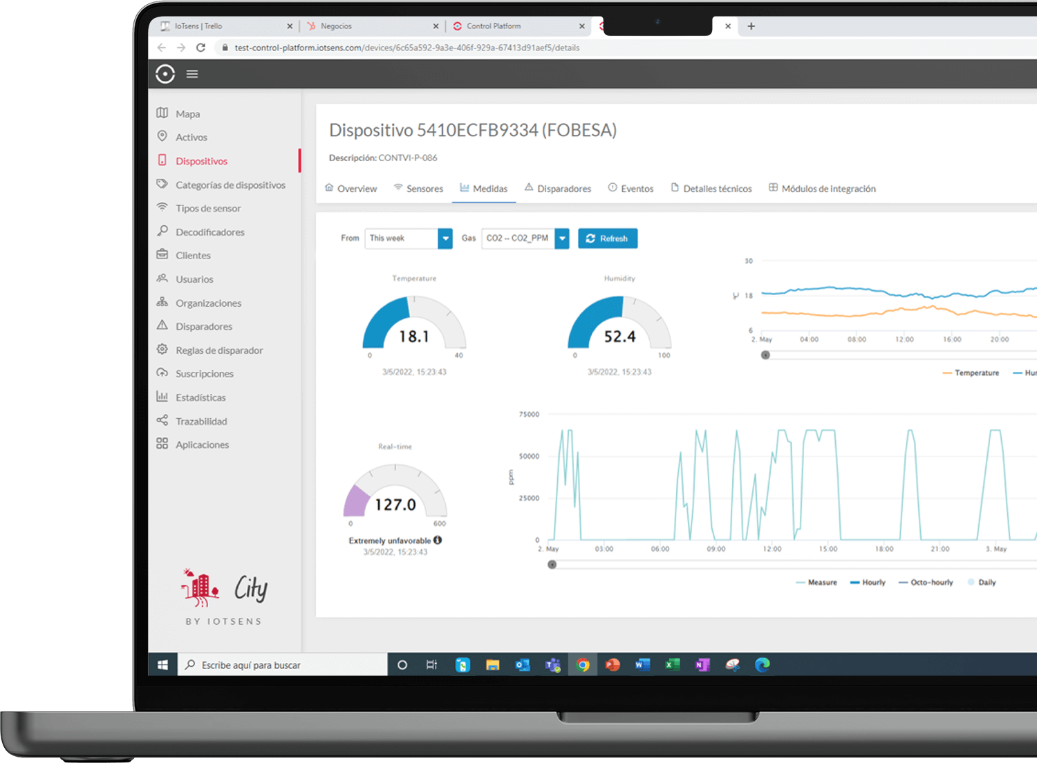 sensor calidad aire